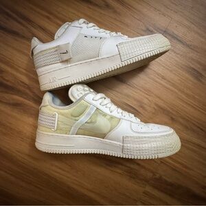 Nike Air Force 1 Type N.354 Triple White Men’s Size 11.5